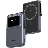 UGREEN Uno 10000mAh Magneettinen Langaton Power Bank - Harmaa