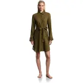 Emporio Armani for woman. EW000817_AF20252 Beach dress green (L), Casual, Viscose, Long sleeve