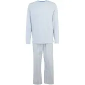 Calvin Klein Underwear Pitkä pyjama opaali / pastellinsininen