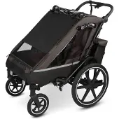 ABC Design Tour 2, 3-in-1 pyöräkärry kahdelle, falcon