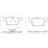 Brembo Jarrupalasarja (4kpl), levyjarru P86028NX
