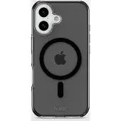 Holdit MagSafe iPhone 17 läpinäkyvä suojakuori (musta)