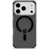 Holdit MagSafe iPhone 17 Pro läpinäkyvä suojakuori (musta)