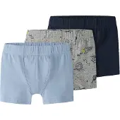 Name it Nmmtights 3P Grey Space Noos - Blue - 110