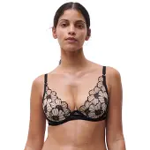 Chantelle Rintaliivi 'LUSH' kerma / musta