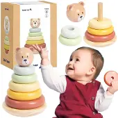 Tooky Toy Karhu Pinottava Lelu, Multicolor