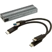 LC-Power LC-M2-C-MULTI-3, SSD-kotelo, M.2, M.2, USB-liitettävyys, Antrasiitti