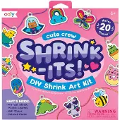 Ooly Shrink-Its! 28-osainen DIY-kutistuvien koristeiden taidesetti, jolla voi luoda riipuksia ja tunnisteita. Sis lt 20 valmiiksi leikattua muo