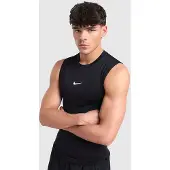 Nike Pro Tank Top Dri-fit - Musta/valkoinen, koko X-Large