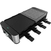 Cecotec Cheese&grill 16000 Inox Mixgrill Ja Sähköinen Raclette-paistolevy