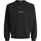 Jack & Jones Jornorrebro Emb Sweat Crew Noos - Black - L