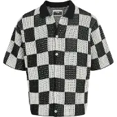 Jack & Jones Neuletakki 'JCoathletico' musta / offwhite