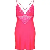 Hunkemoller Sd Satin Lace Gabrielle - Pink - XL