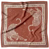 Lescarf Gemini-silkkihuivi 65 x 65 cm