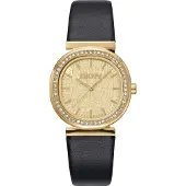 DKNY Analoginen kello 'Evening' kulta / musta