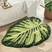 Hobby Hall Kylpymatto 60x80 cm, Monstera, 1 kpl