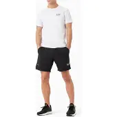 EA7 for man. 8NPV03_PNDDZ Dynamic Athlete T-shirt and trousers set white, black (XS), Sport, Tennis / Paddle tennis, Multisport, Polyester,