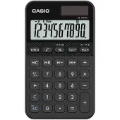 Casio SL-310YC, Tasku, Perus, 10 lukua, Akku/Aurinko, musta