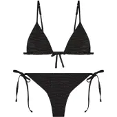 Emporio Armani for woman. EW000786_AF20255 Black Lurex Bikini (L), Beachwear, Polyamide