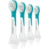 Philips Sonicare Original -hammasharja lapsille HX6034/33 Hellävarainen lasten hampaiden puhdistus 3-vuotiaista alkaen 4 kpl