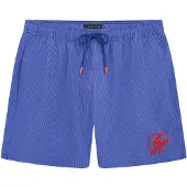 Tommy Hilfiger Underwear Uimashortsit 'Ithaca' sininen / punainen