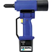 Gesipa akkukäyttöinen popniittikone PowerBird PRO CAS; 18 V; 1x2,0 Ah akku