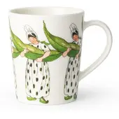 Design House Stockholm Elsa Beskow kahvallinen muki 280 ml, Mrs Broad Bean