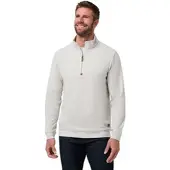Travis Mathew Cloud Sweater 1/4 Zip - Grey - XXL