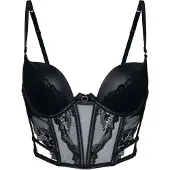 Hunkemoller Rintaliivi 'Ilenia' musta