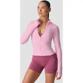 ICANIWILL Smooth Seamless Zip Jacket Lady Pink