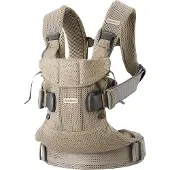 BabyBjörn Porte-bébé fysiologinen One Air 3D Mesh - Harmaa Beige - Säädettävä - Konepestävä