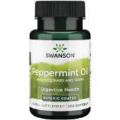 Swanson Health - Piparminttuöljyn yhdistelmä 100 kapselia