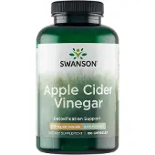 Swanson Health Omenaviinietikka, 1250 mg korkea vahvuus - 180 kapselia
