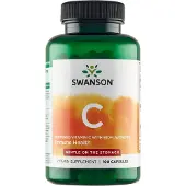 Swanson Health Puskuroitu C-vitamiini bioflavonoideilla - 100 kapselia