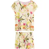 Ted Baker Pyjamashortsit keltainen / vaaleankeltainen / oranssi / vaaleanpunainen