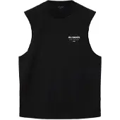AllSaints Paita 'UNDERGROUND' musta / valkoinen