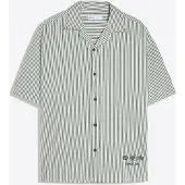 Bershka Paita tummanvihreä / valkoinen