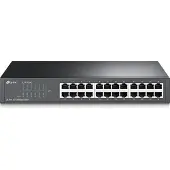 TP-LINK Verkkokytkin, 24 porttia 10/100 Mbps, RJ45, Auto MDI/MDIX, 19"