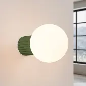 Sollux Seinävalaisin , ORBI, himmennettävä, Vihreä, Kylpyhuone, Alumiini