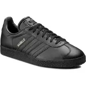 Adidas Originals Kenkä - Gazelle - Cmusta/Cmusta/Kultakuvio - - 38 2/3 - Kengät