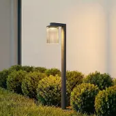 LUCANDE Led pylväsvalaisin Beelia , Musta, Alumiini, Moderni