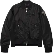 Blauer.USA for woman. 26SBLDC01218 Laurie black Bomber Jacket (S), Casual, Polyester