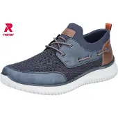 Rieker Men's Shoes B9643-64 Beige - Navy - 46