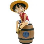 Teknofun Luffy on Barrel One Piece herätyskello (monivärinen)