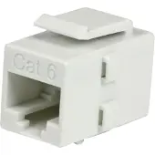 StarTech.com Suojaamaton UTP Cat6 RJ-45 Keystone Coupler -jatkoliitin, valkoinen