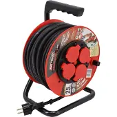 AWTOOLS Jatkojohto kelalla AW70223; 3x1,5 mm²; 40 m