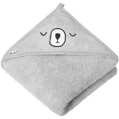 Akuku Baby hooded towel 100x100 cm / grey