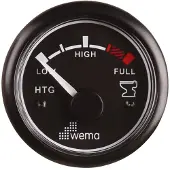 Wema Blackline Usa:n Standardi Vesitasoindikaattori 12-24v