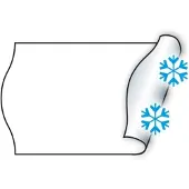 Meto Price labels 26x16 white deep freeze 6 rls/1000