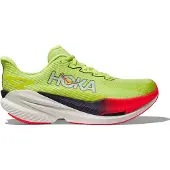 Hoka One One Men's Mach X 3 Neon Yuzu/Squid Ink Juoksukengät 44 2/3